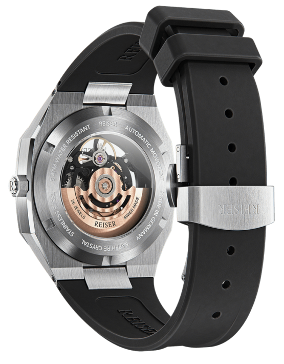 ALPEN Skeleton – Silver (NBR Rubber) – REISER Watches